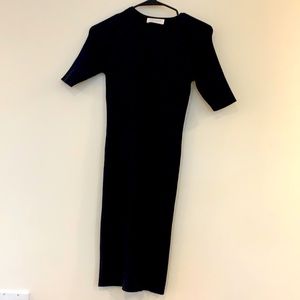 Everlane black stretchy dress
